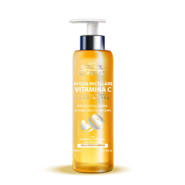 ACQUA MICELLARE CON VITAMINA C 200ml